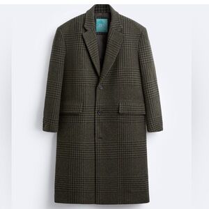 Zara Harry Lambert Overcoat Size M In excellent condition